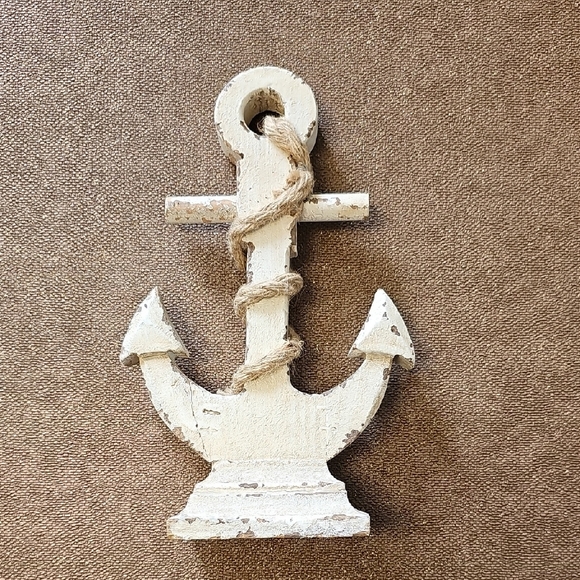 Other - Rustic Cream Anchor Table Decor